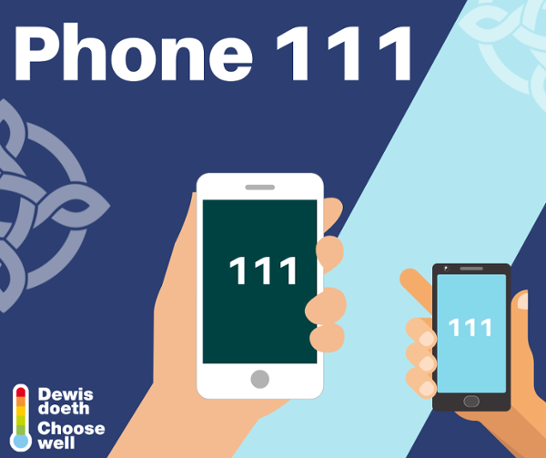 Phone 111. Doewis doeth. Choose well